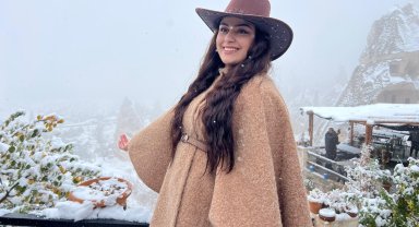 Kapadokya, beyaz örtüyle kaplandı