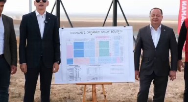 Karaman 2. Organize Sanayi Bölgesi Altyapı İhalesi İçin Yer Teslimi Yapıldı