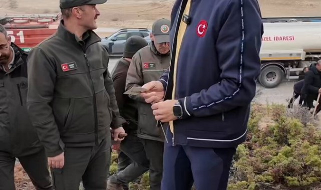 Karaman'da 1 Milyon Fidan Hedefli Millet Bahçesi Çalışmaları Sürüyor