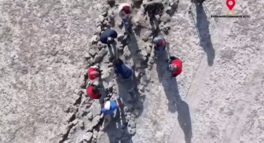 Karaman'da 1362 Dekarlık Mera Alanı Islah Ediliyor: Binlerce Fidan Toprakla Buluşuyor