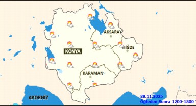 Karaman'da 28 Kasım Cuma Günü Hava Durumu: Parçalı Bulutlu ve Puslu