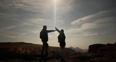 Kasım Dolunayı Kapadokya'nın giriş kapısında görsel şölen sundu