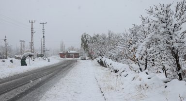 Kayseri'de kar yağışı