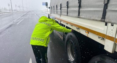 Kayseri'de kış lastiği denetimi