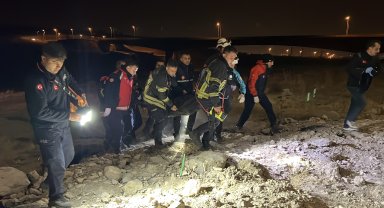 Kayseri'de uçuruma yuvarlanan otomobilin sürücüsü öldü