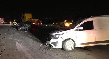 Konya'da 3 aracın karıştığı zincirleme kaza: 6 yaralı