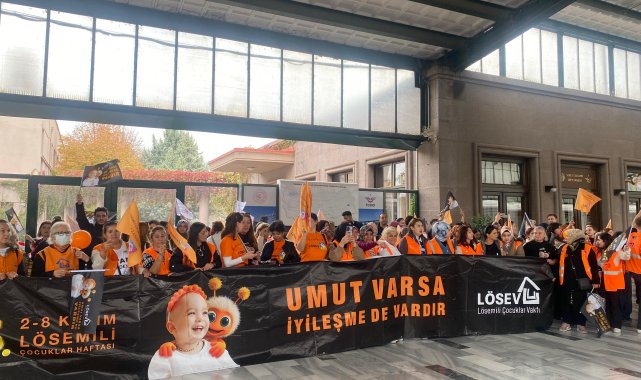 Lösemili çocuklar 'Umut Treni' ile yola çıktı