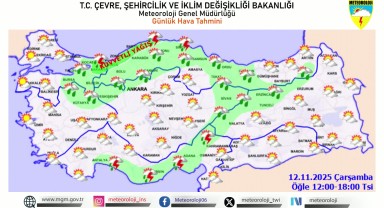 Meteoroloji: Doğu Bölgelerde Sıcaklıklar Mevsim Normallerinin Üzerinde