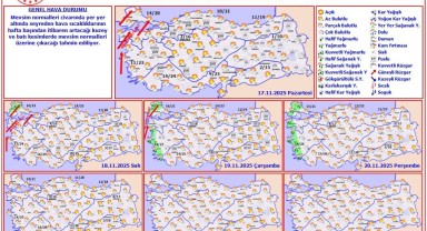 Meteoroloji: Hafta Başında Sıcaklıklar Artacak, Kuzey ve Batı Kesimler Mevsim Normalleri Üzerine Çıkacak