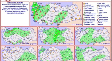 Meteoroloji: Hava Sıcaklıkları Mevsim Normallerine Düşüyor
