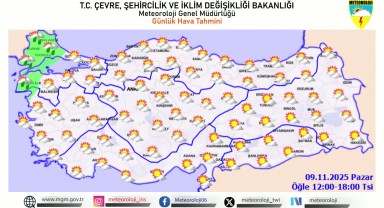 Meteoroloji: Türkiye Genelinde Hava Sıcaklıkları Mevsim Normallerinin Üzerinde Seyredecek