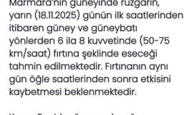 Meteoroloji'den Denizlere Fırtına Uyarısı: 3 Bölgeyi Etkileyecek