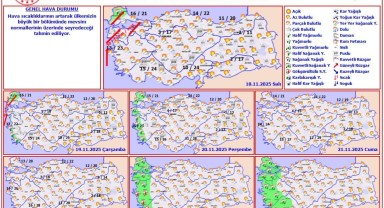 Meteoroloji'den Haftalık Hava Durumu Tahmini: Sıcaklıklar Artıyor
