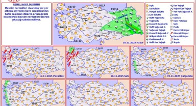 Meteoroloji'den Haftalık Hava Tahmini: Sıcaklıklar Artıyor