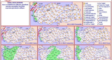 Meteoroloji'den Haftalık Hava Tahmini: Sıcaklıklar Mevsim Normalleri Üzerinde Seyredecek
