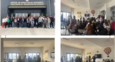 Öğrenciler ve Öğretmenler Huzurevi Sakinlerini Ziyaret Etti, Duygu Dolu Anlar Yaşandı