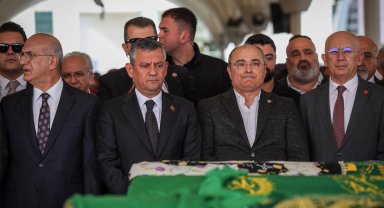 Özgür Özel, cenazeye katıldı