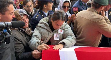 Şehit Üsteğmen Mercan, Eskişehir'de son yolculuğuna uğurlandı