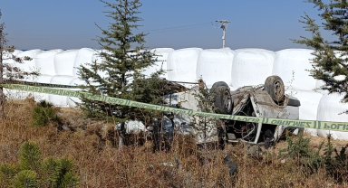 Takla atan otomobilin sürücüsü öldü, arkadaşı ağır yaralandı