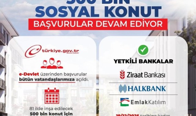 TOKİ'den Yüzyılın Konut Projesi: Bin Sosyal Konut İçin Başvurular Devam Ediyor