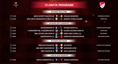 Trendyol 1. Lig'de 15-17. Hafta Maç Programları Açıklandı