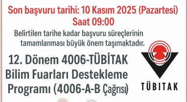 TÜBİTAK 4006 Bilim Fuarları Başvuru Süresi Uzatıldı