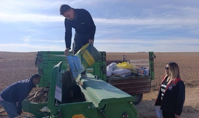 Yeşildere Köyü Meraları, Mera Bitkileri Tohum Ekimiyle Eski Haline Dönüyor