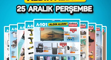 A101 Ekstra Kataloğu 25 Aralık Perşembe Fırsatları Açıklandı