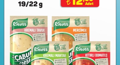 A101 Haftalık İndirimleri: Knorr Çorbalarda Özel Fiyatlar