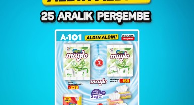 A101'den 25 Aralık Haftasına Özel Aldın Aldın Fırsatları Başlıyor