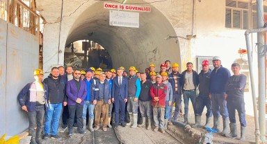 Başkan Bozcu'dan Madenciler Günü'nde Maden Ocaklarına Ziyaret