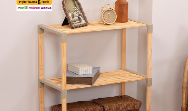 BİM'de 12 Aralık Cuma'dan İtibaren 499 TL'ye Çok Amaçlı 3 Katlı Raf Satılacak