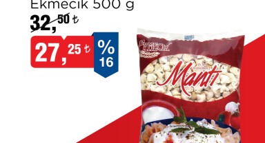 BİM'de Bu Hafta Fırınlanmış Mantı 13-19 Aralık Fırsatları Arasında