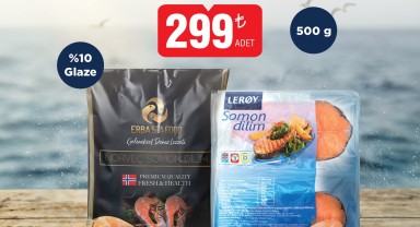 BİM'de Norveç Somon Dilim 299 TL'den Satışa Sunuldu