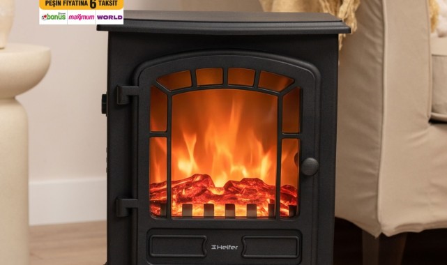BİM'den 19 Aralık Cuma Aktüel Ürünü: Şömine Görünümlü Isıtıcı