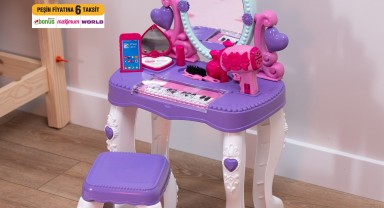 BİM'den Oyuncak Güzellik Masası: 999 TL Fiyatla Raflarda Yerini Alıyor