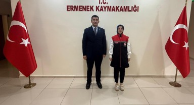 Ermenek Kaymakamı Uğur Muzaffer Çam, İl Tarım ve Orman Müdürü Hatice Bulut'u Ağırladı