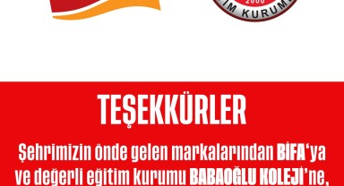 Karaman Futbol Kulübü'nden BİFA ve Babaoğlu Koleji'ne Teşekkür