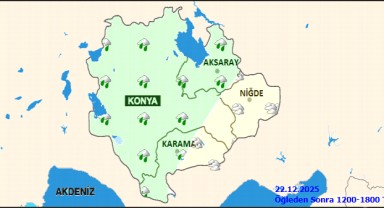Karaman Genelinde 24 Saatlik Hava Durumu ve Haftalık Tahmin