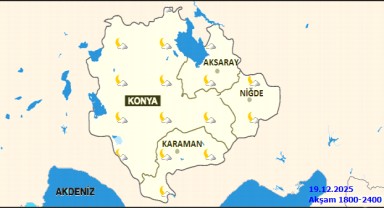Karaman'da 5 Günlük Hava Tahmini: Puslu Başlangıç, Yağmurlu Devam