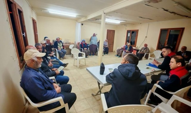 Karaman'da Ermenek'te Üreticilere Zeytin Hastalıkları ve Desteklemeler Hakkında Bilgilendirme Toplantısı