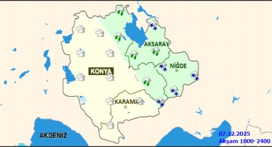 Karaman'da Yağışlı Hava Etkili Olacak, Sıcaklıklar Düşüyor