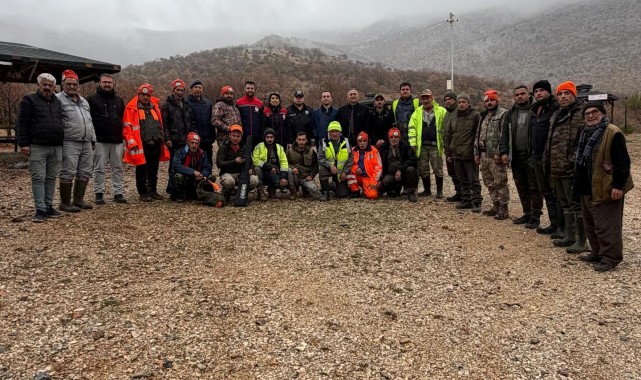 Kazımkarabekir'de Yaban Domuzlarına Karşı Sürek Avı Düzenlendi