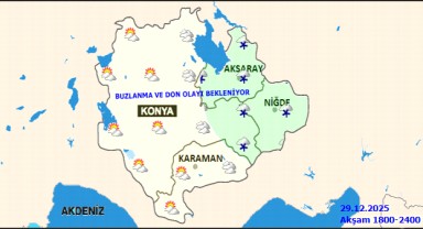 MGM Karaman Hava Durumu: Karaman'da 5 Günlük Soğuk ve Karlı Tahmin