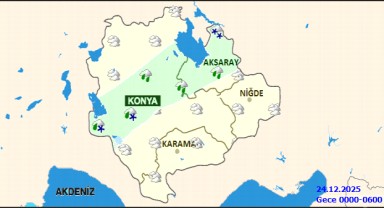 MGM Karaman: Yağmurlu Hava ve Gece Don Tehlikesine Dikkat