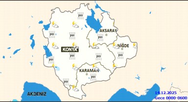 MGM'den Karaman İçin 14 Aralık 2025 Hava Durumu Tahmini