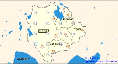 MGM'den Karaman İçin 5 Günlük Hava Tahmini ve Uyarılar