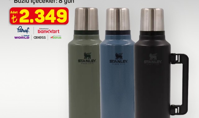 A101 Ekstra'da 8 Ocak'ta Başlayacak Stanley Termos Fırsatı