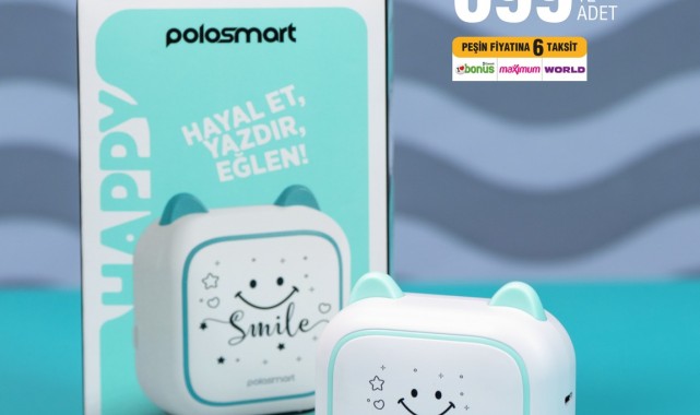 BİM Aktüel Ürünler Kataloğunda Polosmart Kablosuz Mini Yazıcı