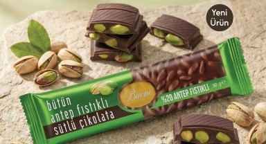 BİM'den Yeni Ürün: Buono Antep Fıstıklı Sütlü Çikolata Raflarda